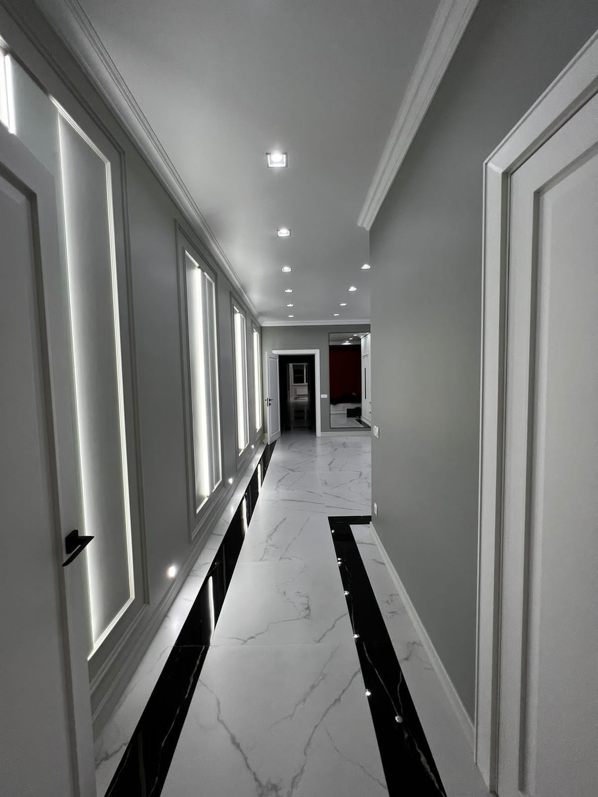 Lüks Koridor Dekorasyonu